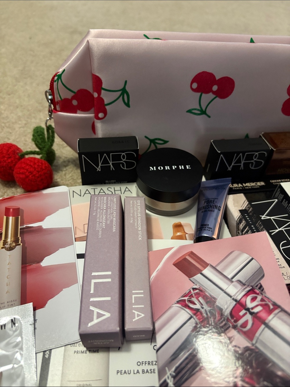 Makeup Bundle and Pink Cherry Cosmetic Case - Picture 2 of 6